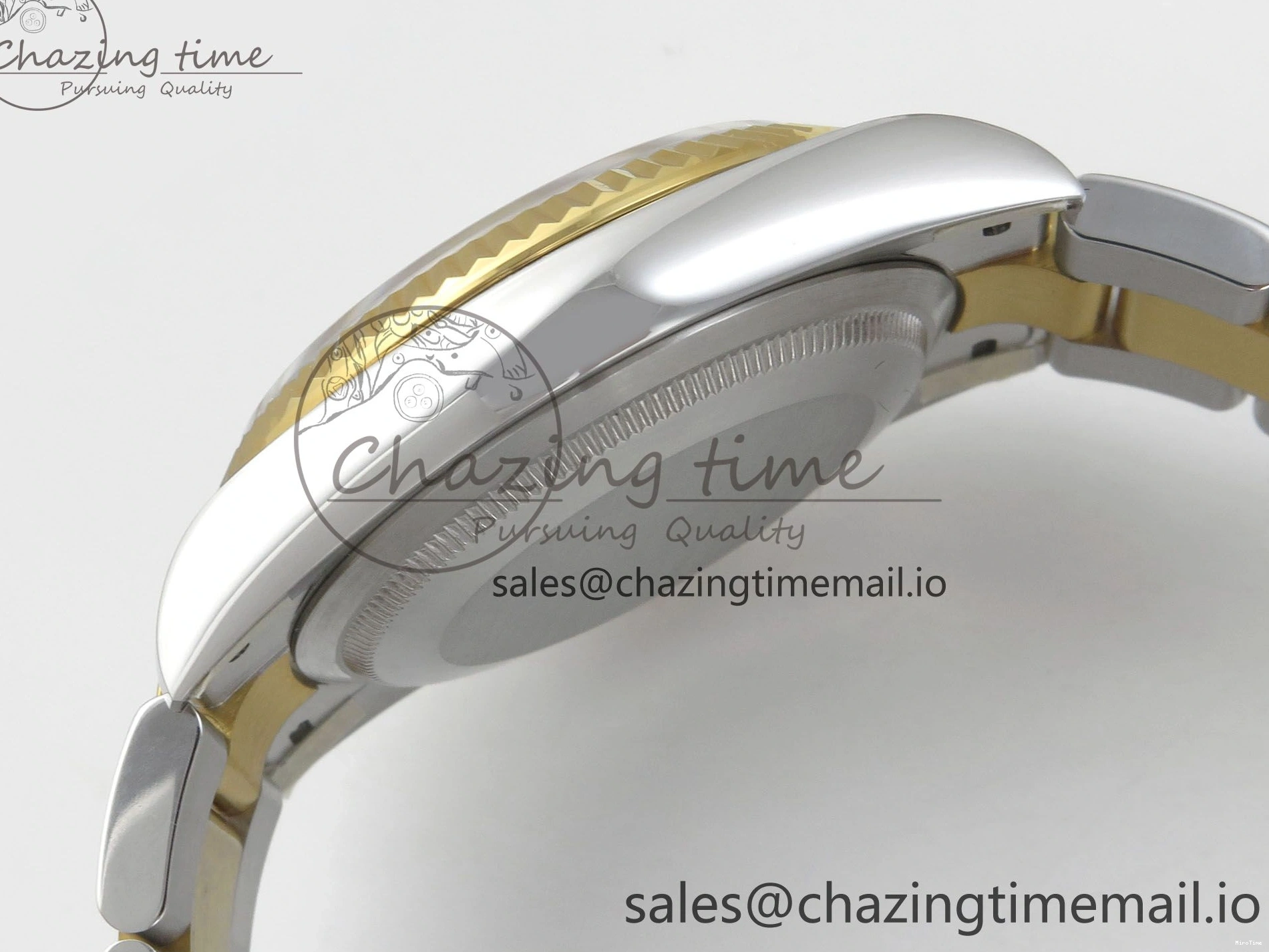 MiroTime 0510 Unisex DateJust 36 SS YG ARF 1:1 Best Edition 904L Steel YG Leaf Dial on Oyster Bracelet SH 92